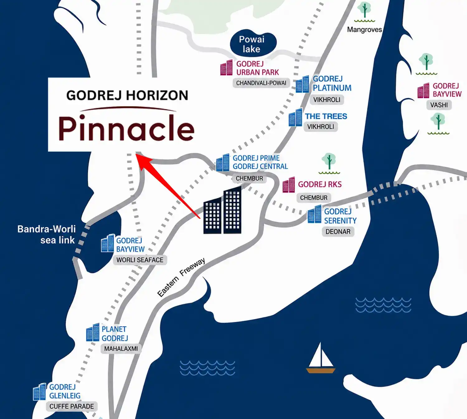 Godrej Horizon Location Map
